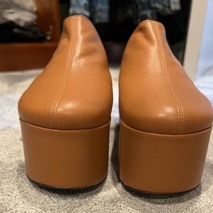 Simon Miller Vegan leather coaster platform clog in Toffee size 38. New.